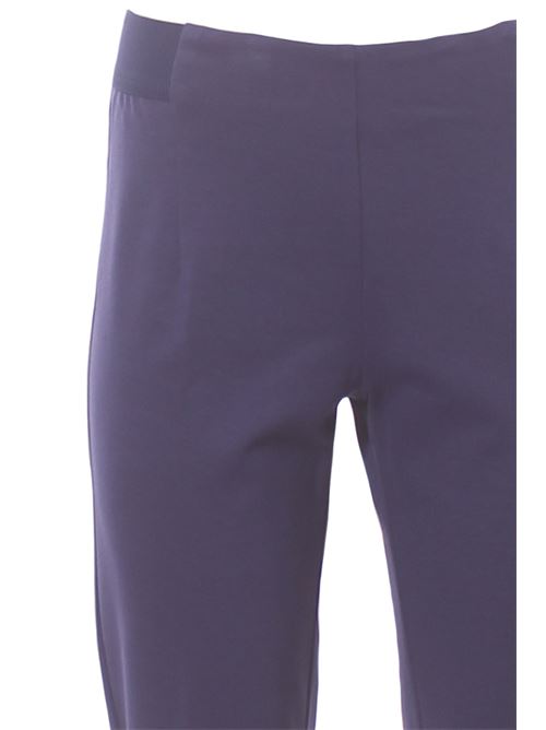 Pantaloni in jersey di lana con elastici ANNA SERAVALLI | S240324153